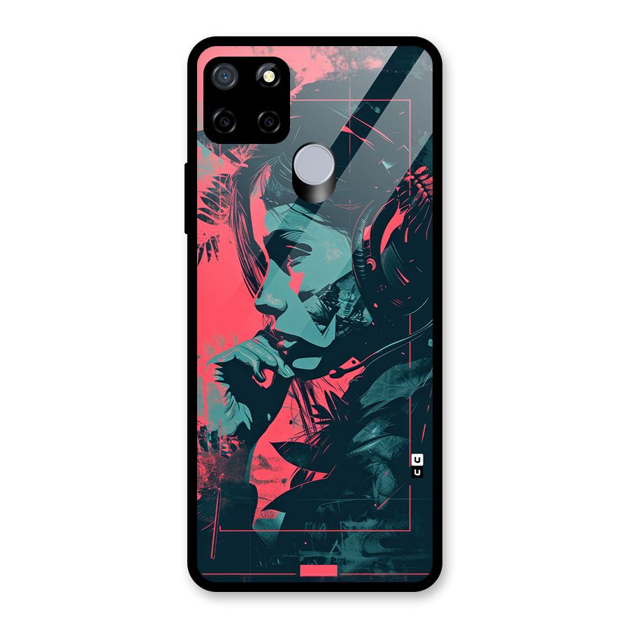 Musical Illustration Glass Back Case for Realme Narzo 20