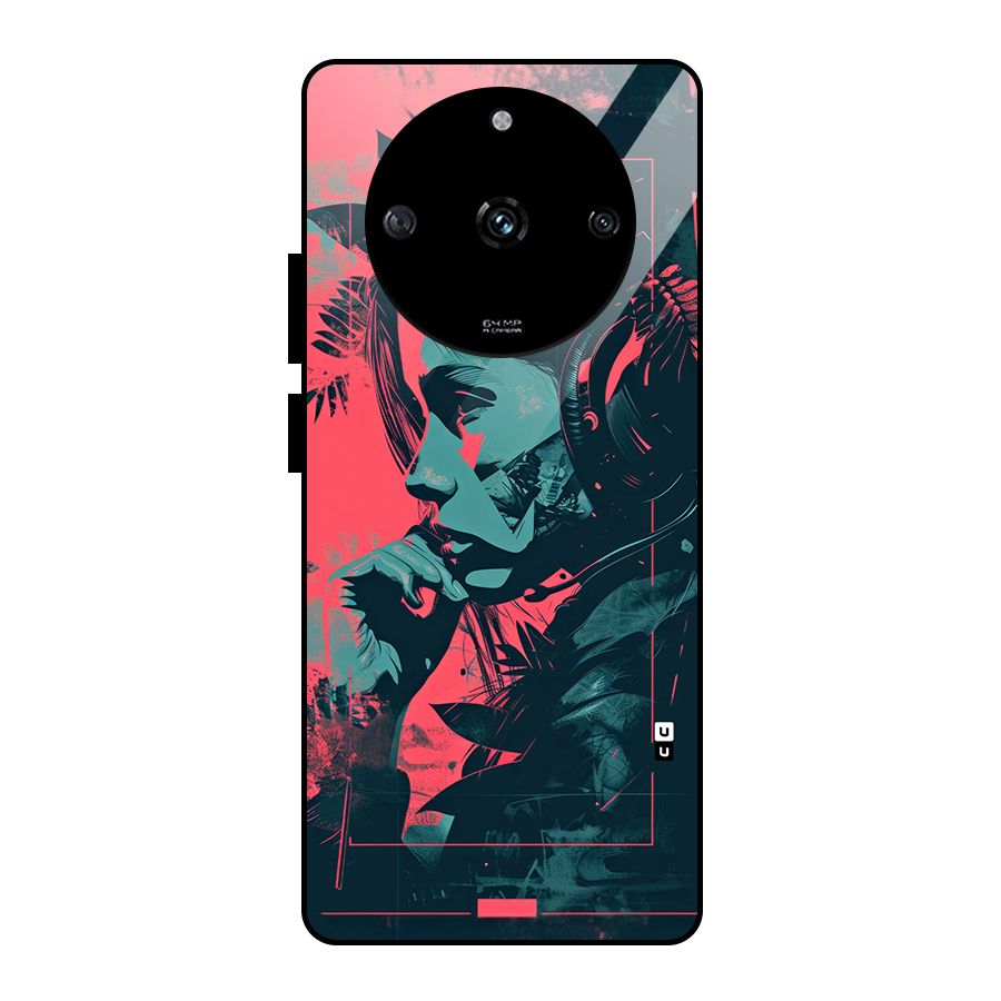 Musical Illustration Glass Back Case for Realme Narzo 60 5G