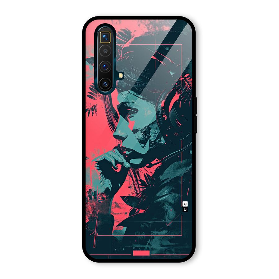 Musical Illustration Glass Back Case for Realme X3 SuperZoom