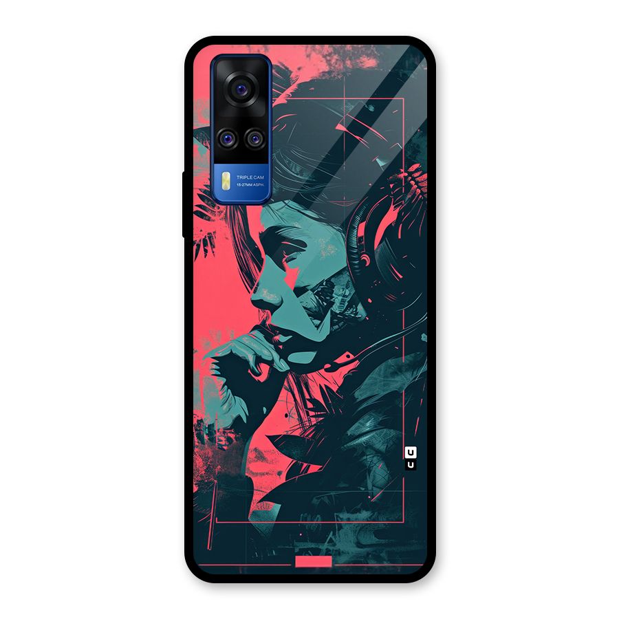 Musical Illustration Glass Back Case for Vivo Y31