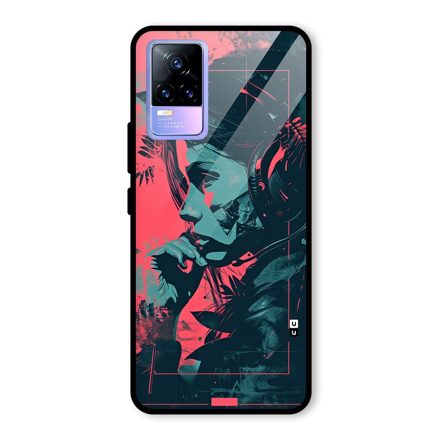 Musical Illustration Glass Back Case for Vivo Y73