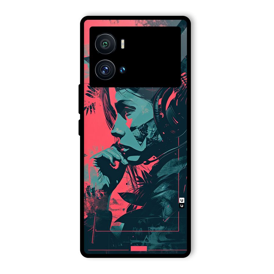 Musical Illustration Glass Back Case for Vivo iQOO 9 Pro