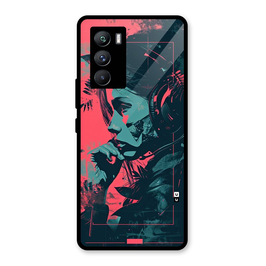 Musical Illustration Glass Back Case for Vivo iQOO 9 SE