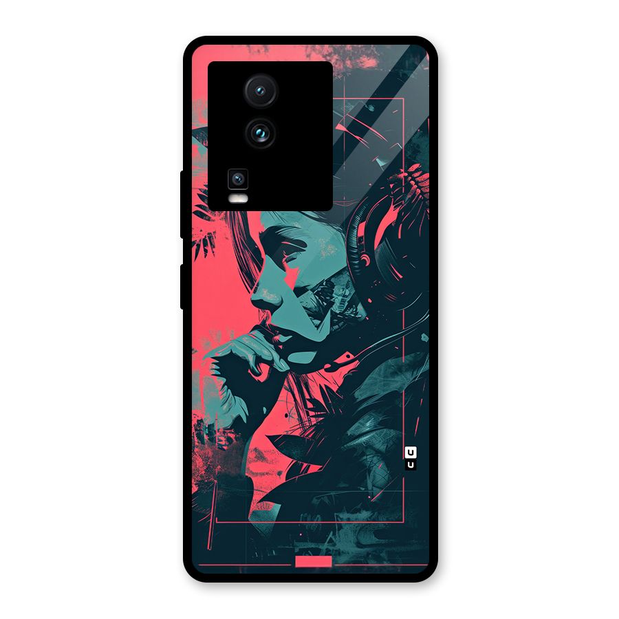 Musical Illustration Glass Back Case for Vivo iQOO Neo 7