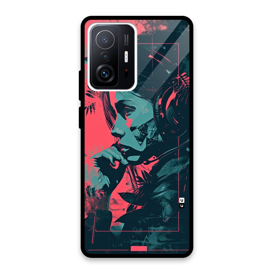Musical Illustration Glass Back Case for Xiaomi 11T Pro