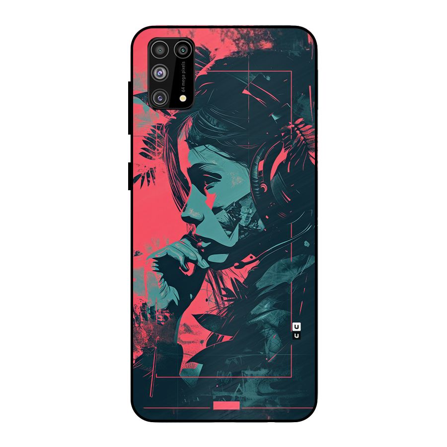 Musical Illustration Metal Back Case for Galaxy M31