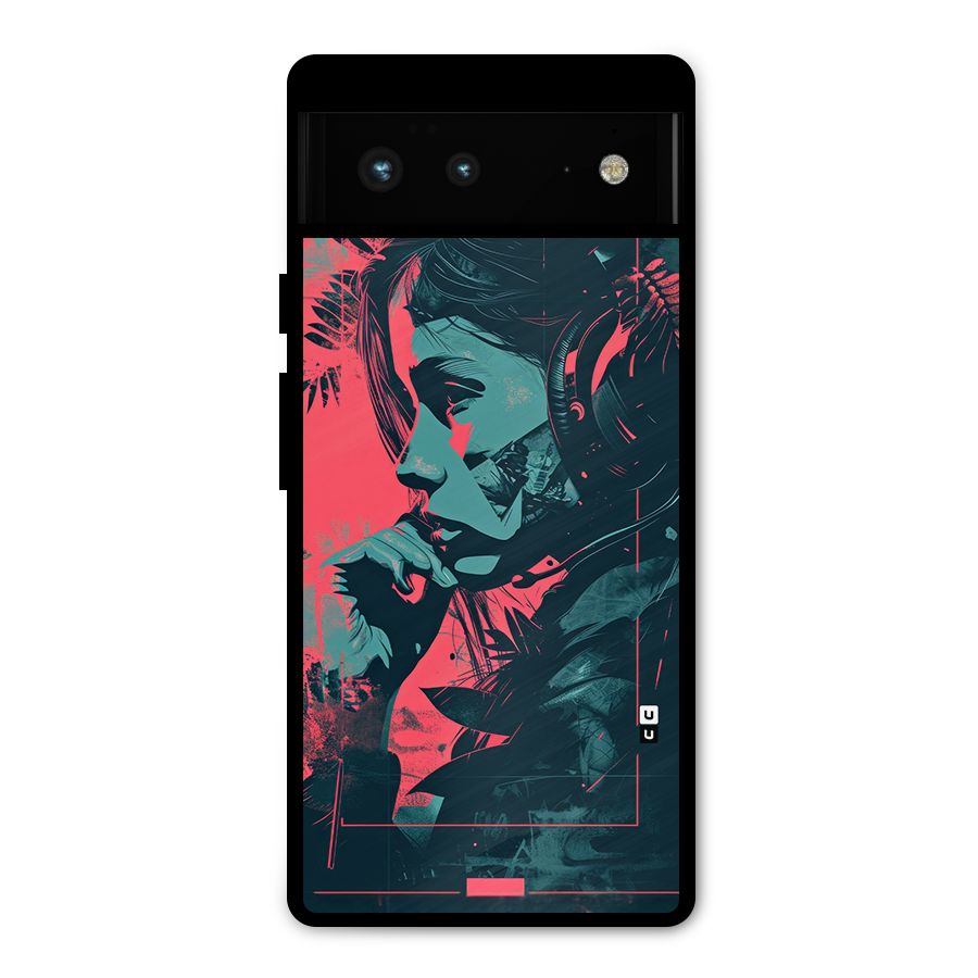 Musical Illustration Metal Back Case for Google Pixel 6