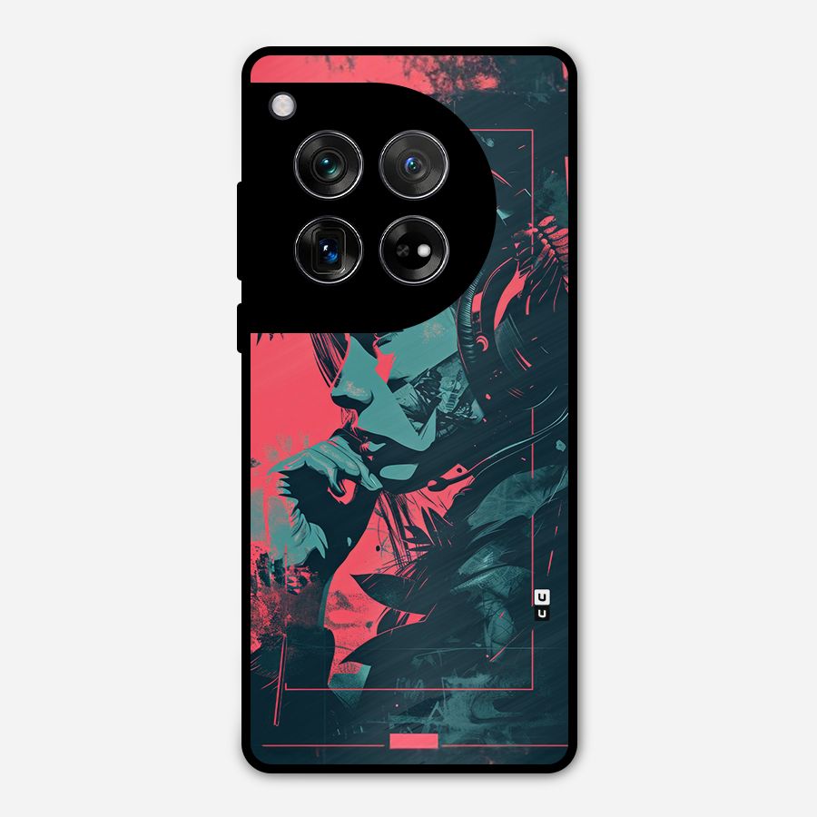 Musical Illustration Metal Back Case for OnePlus 12