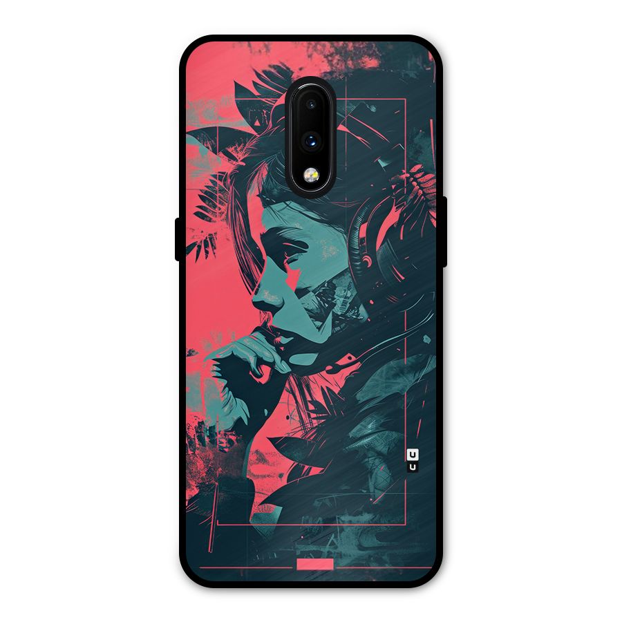 Musical Illustration Metal Back Case for OnePlus 7