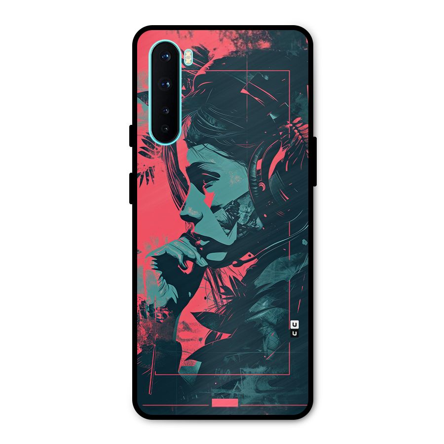 Musical Illustration Metal Back Case for OnePlus Nord