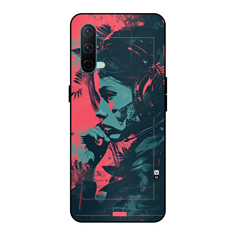 Musical Illustration Metal Back Case for OnePlus Nord CE 5G