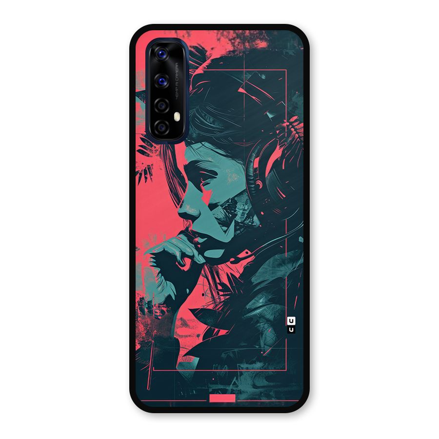 Musical Illustration Metal Back Case for Realme 7