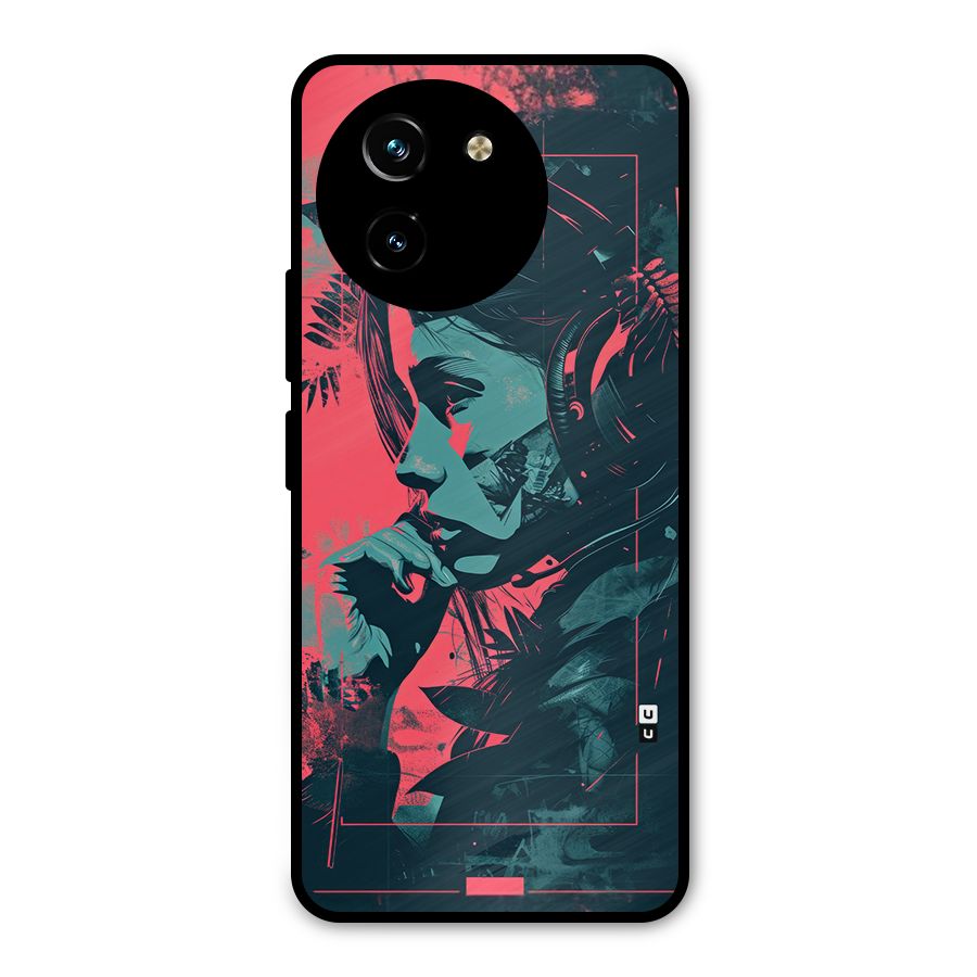 Musical Illustration Metal Back Case for Vivo Y200i