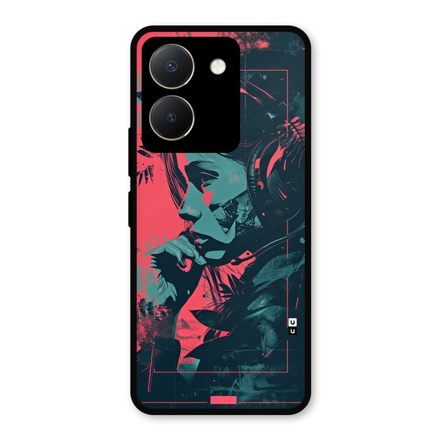 Musical Illustration Metal Back Case for Vivo Y36
