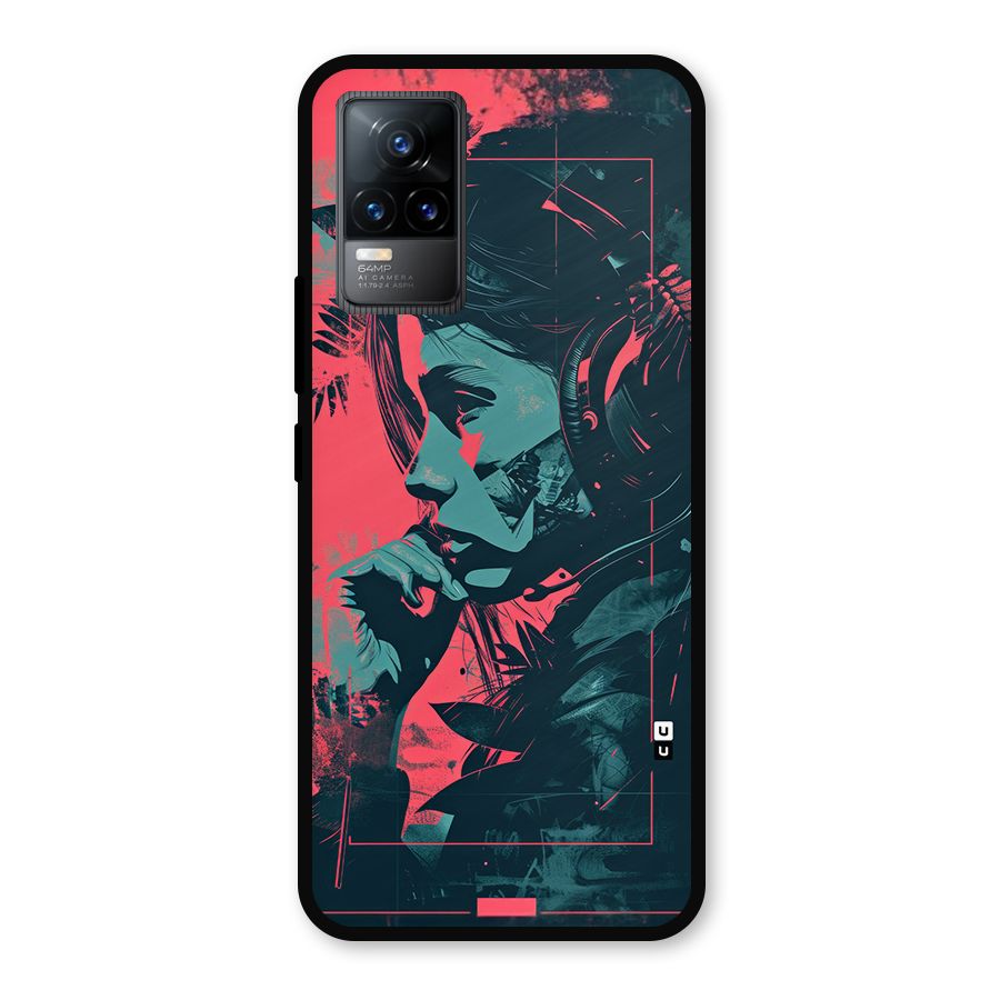 Musical Illustration Metal Back Case for Vivo Y73