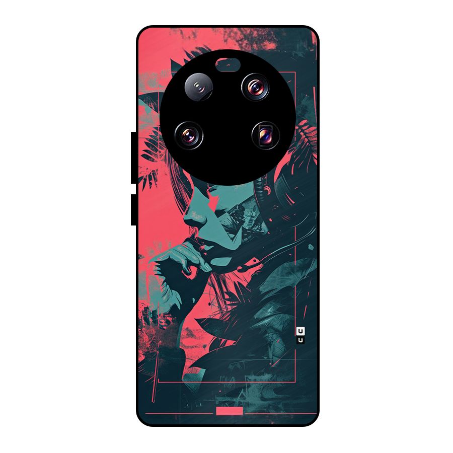 Musical Illustration Metal Back Case for Xiaomi 13 Ultra