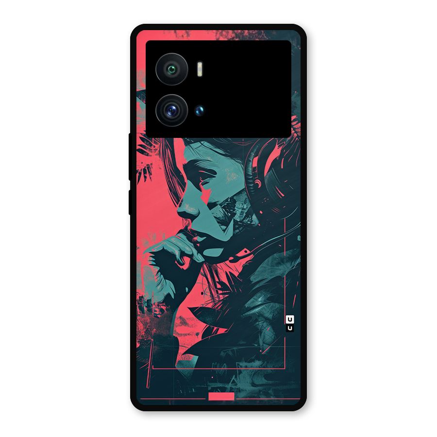 Musical Illustration Metal Back Case for iQOO 9 Pro
