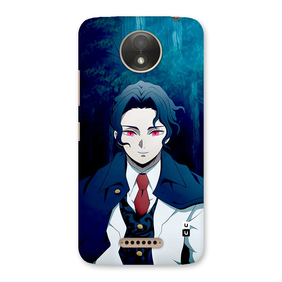 Muzan Kibutsuji Back Case for Moto C Plus