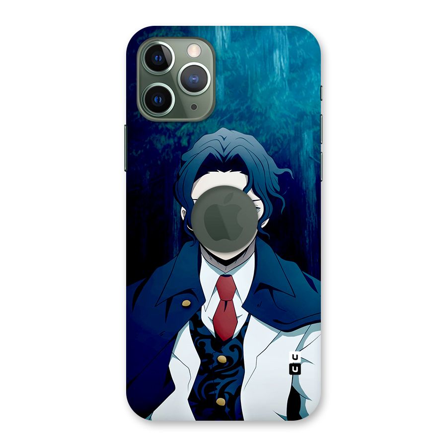 Muzan Kibutsuji Back Case for iPhone 11 Pro Logo Cut