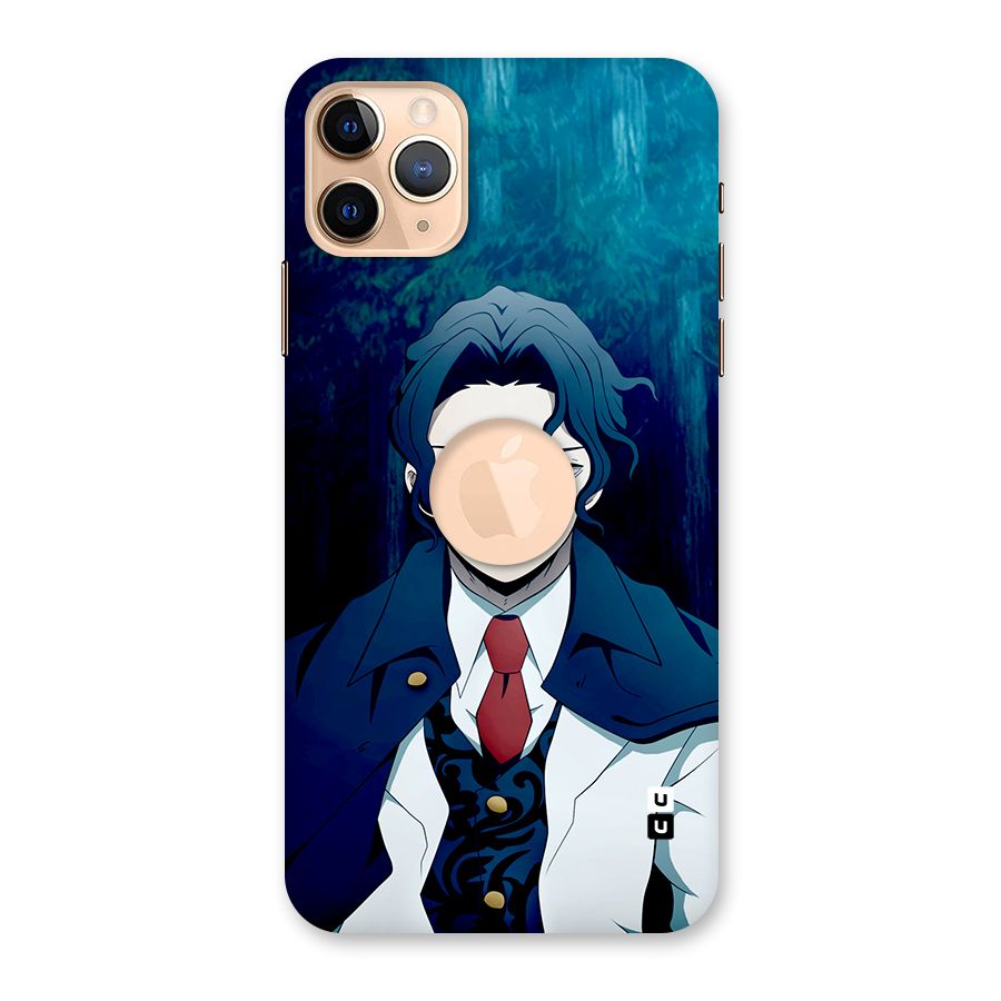 Muzan Kibutsuji Back Case for iPhone 11 Pro Max Logo Cut