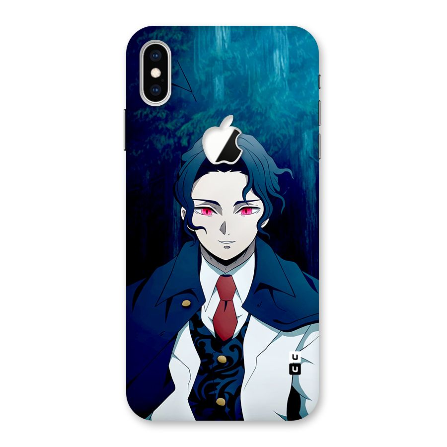 Muzan Kibutsuji Back Case for iPhone XS Max Apple Cut