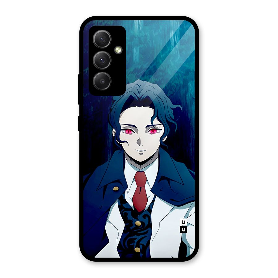 Muzan Kibutsuji Glass Back Case for Galaxy A34