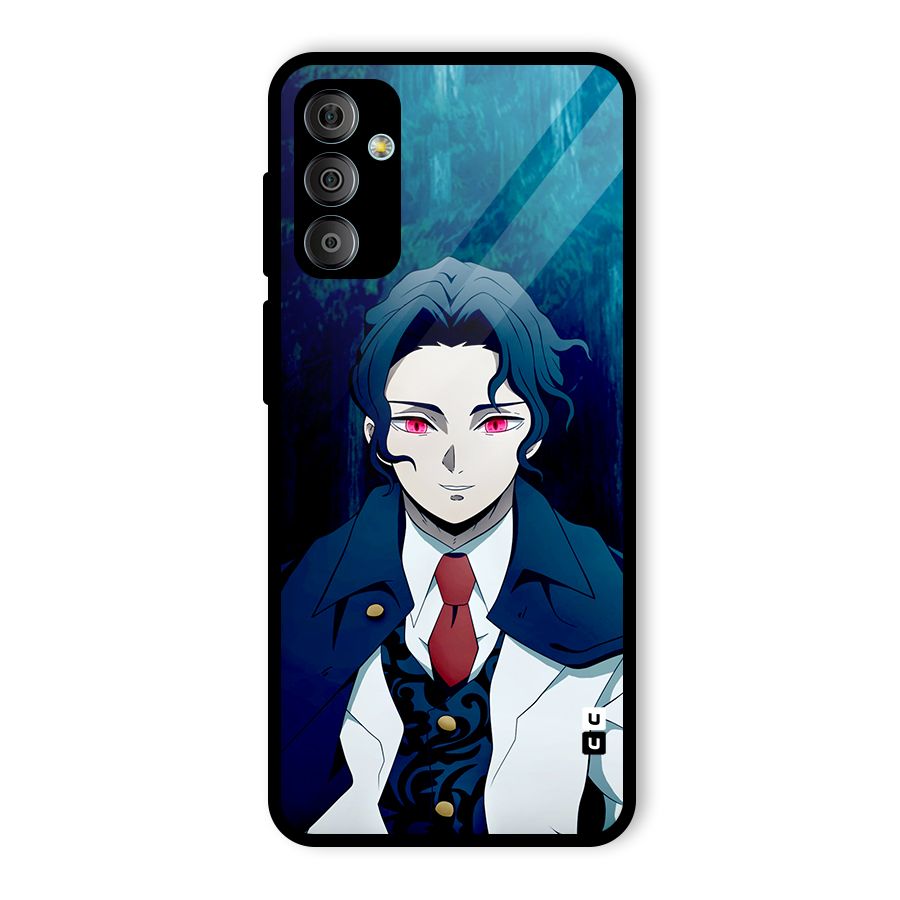 Muzan Kibutsuji Glass Back Case for Galaxy F23