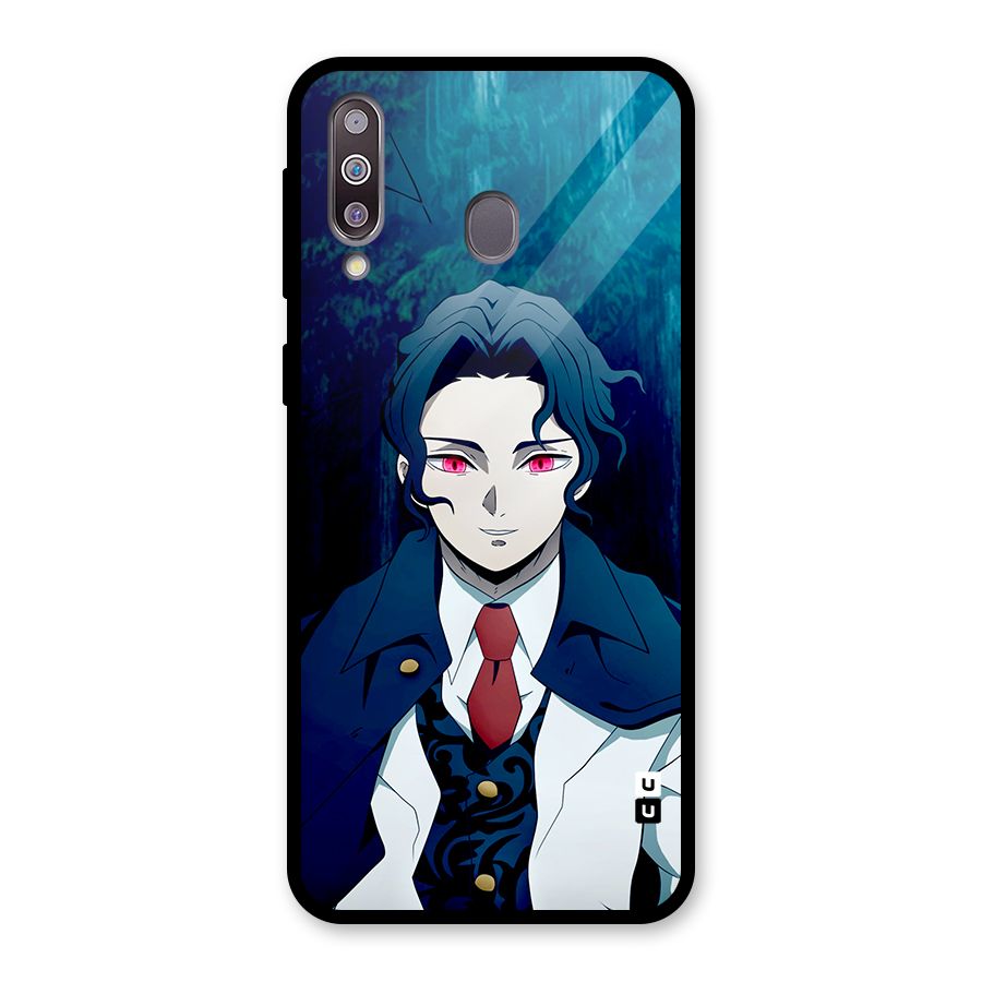 Muzan Kibutsuji Glass Back Case for Galaxy M30