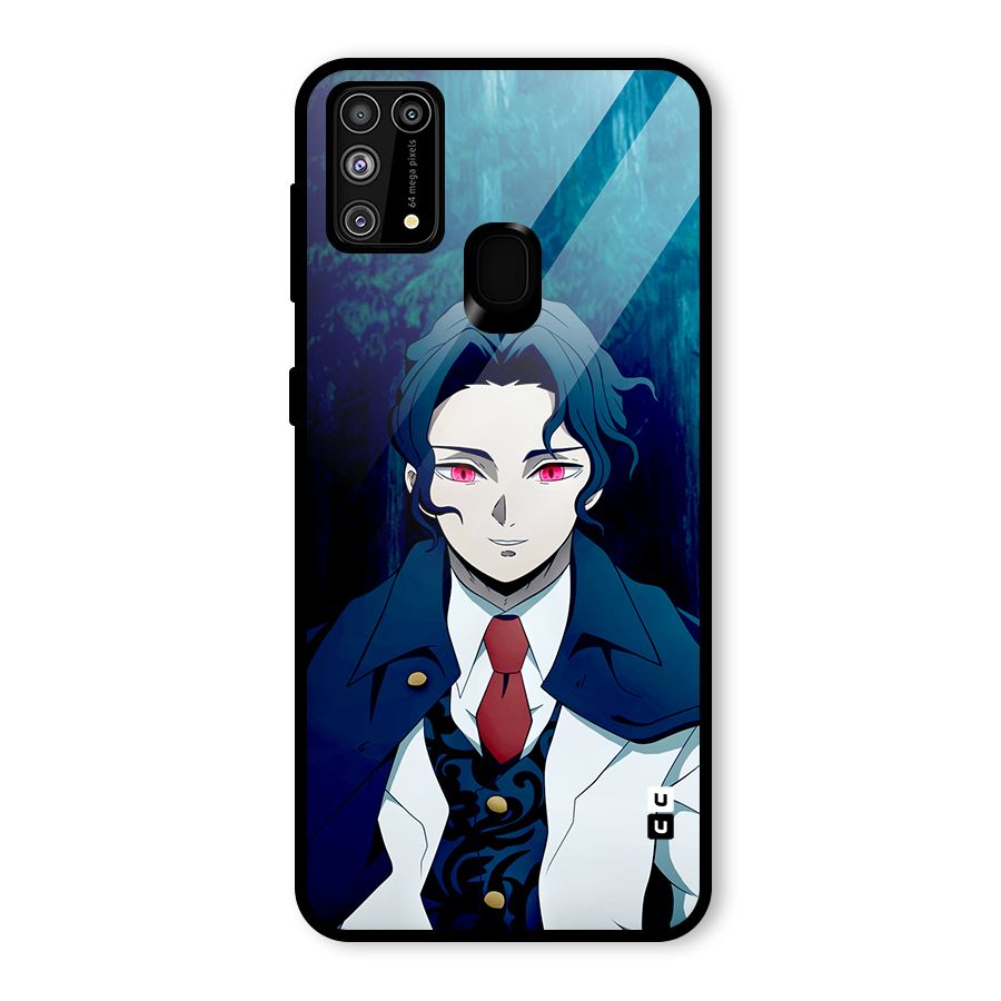 Muzan Kibutsuji Glass Back Case for Galaxy M31