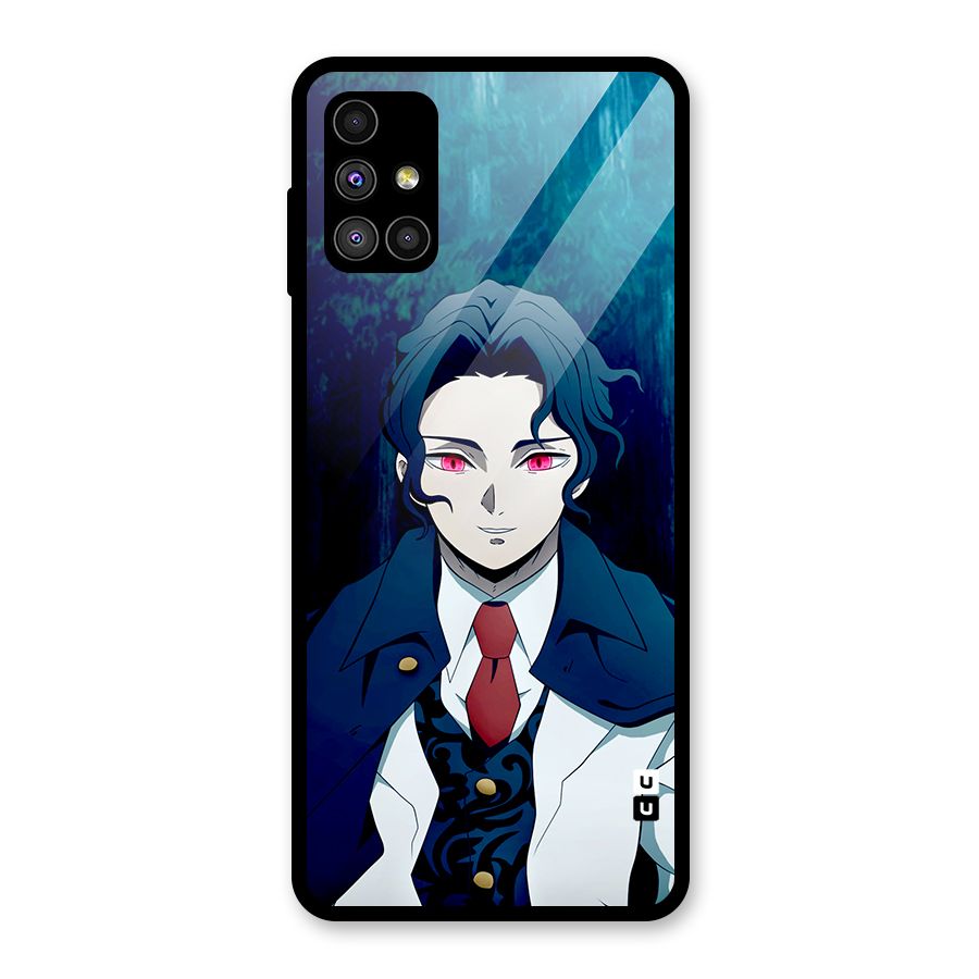 Muzan Kibutsuji Glass Back Case for Galaxy M51