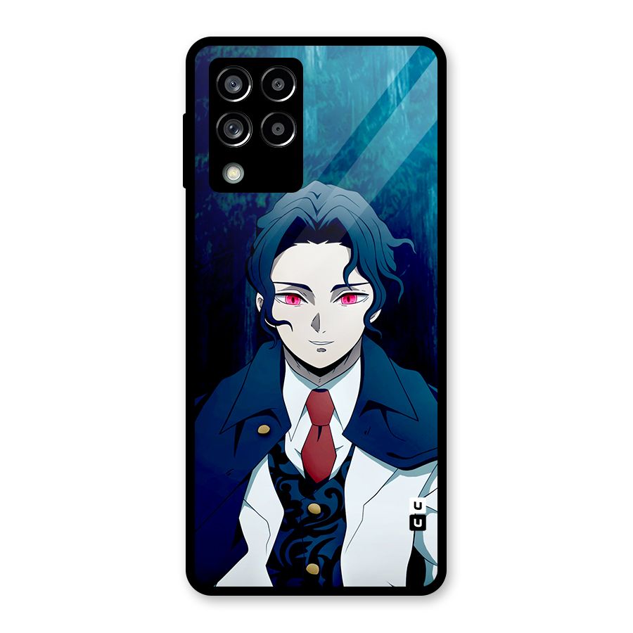 Muzan Kibutsuji Glass Back Case for Galaxy M53 5G