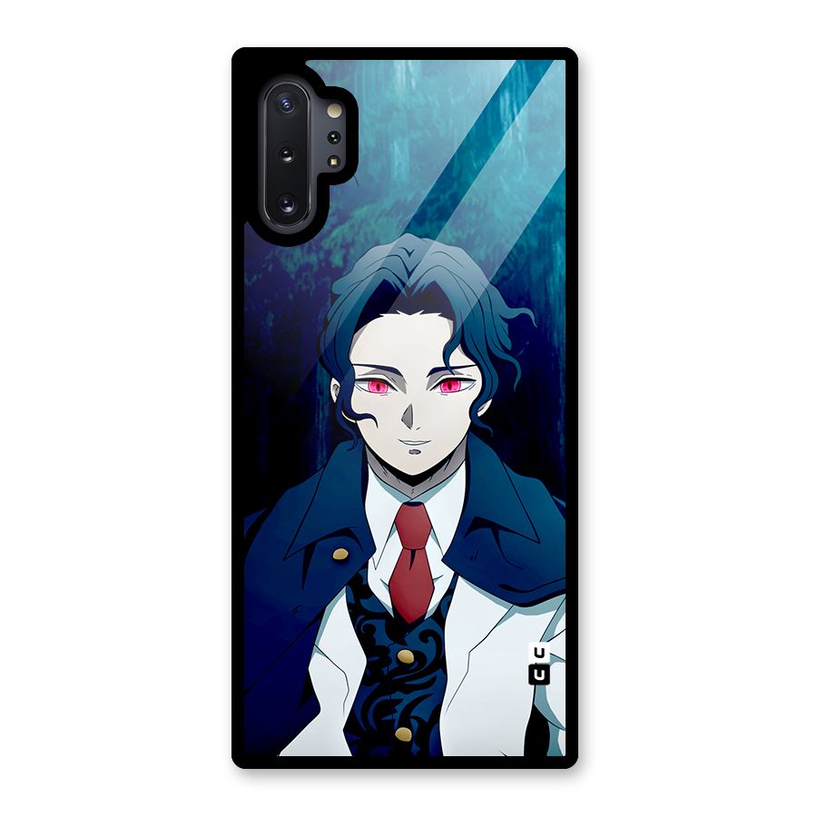 Muzan Kibutsuji Glass Back Case for Galaxy Note 10 Plus