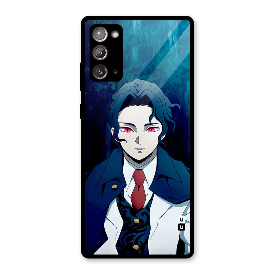 Muzan Kibutsuji Glass Back Case for Galaxy Note 20