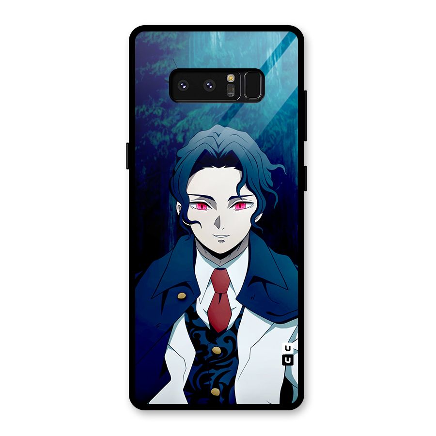 Muzan Kibutsuji Glass Back Case for Galaxy Note 8