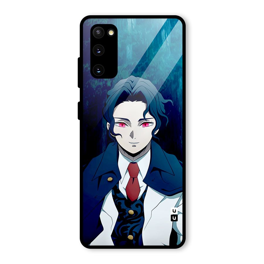 Muzan Kibutsuji Glass Back Case for Galaxy S20 FE