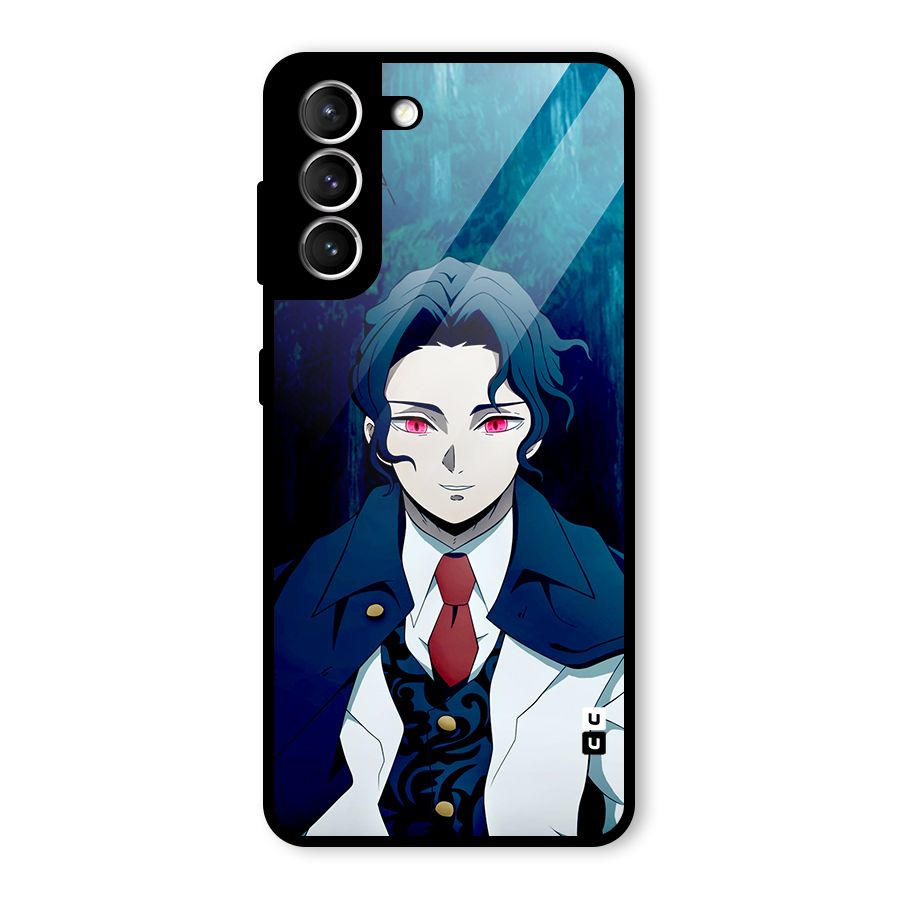 Muzan Kibutsuji Glass Back Case for Galaxy S21 5G