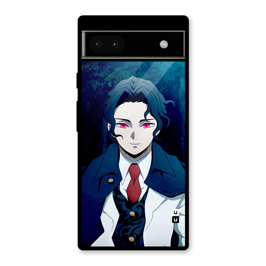 Muzan Kibutsuji Glass Back Case for Google Pixel 6a