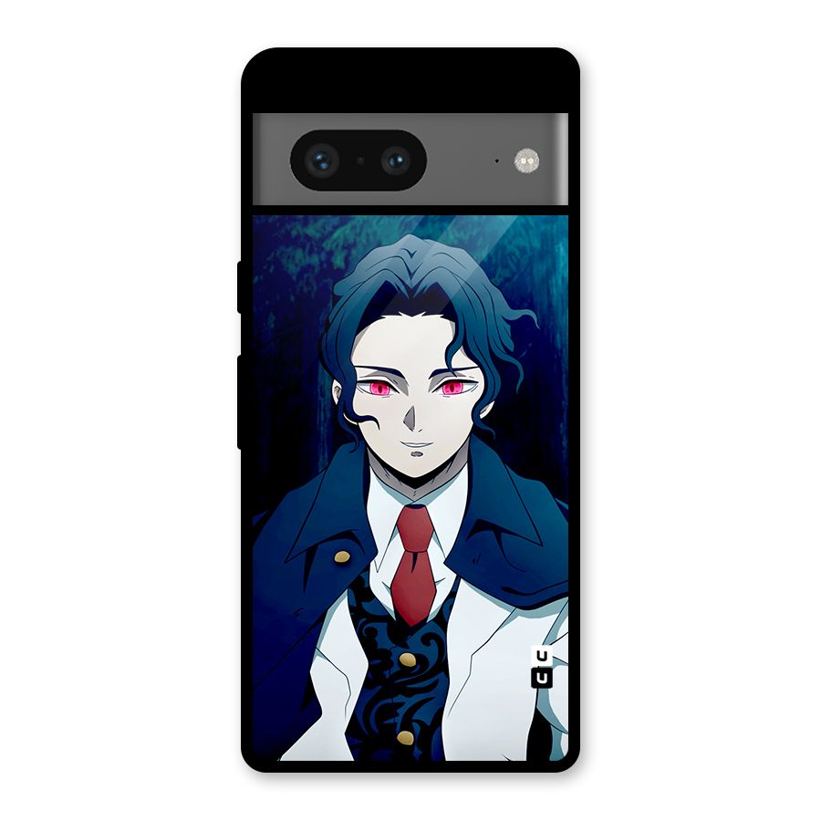 Muzan Kibutsuji Glass Back Case for Google Pixel 7