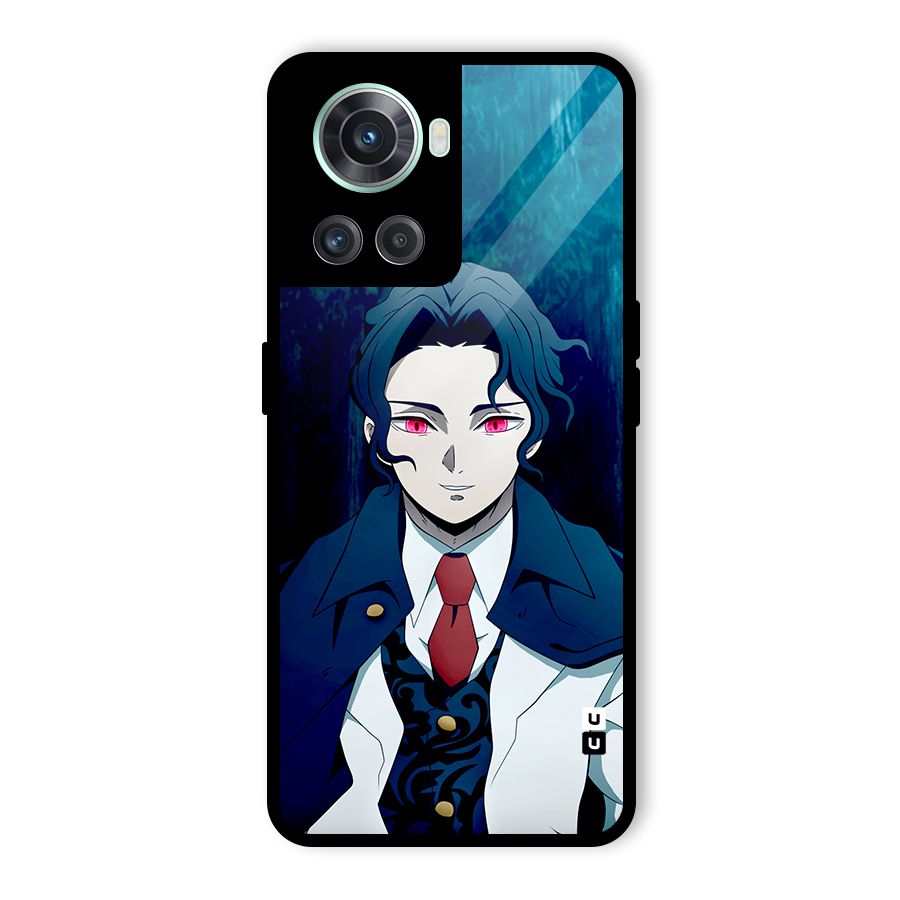 Muzan Kibutsuji Glass Back Case for OnePlus 10R