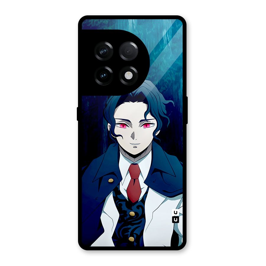 Muzan Kibutsuji Glass Back Case for OnePlus 11R