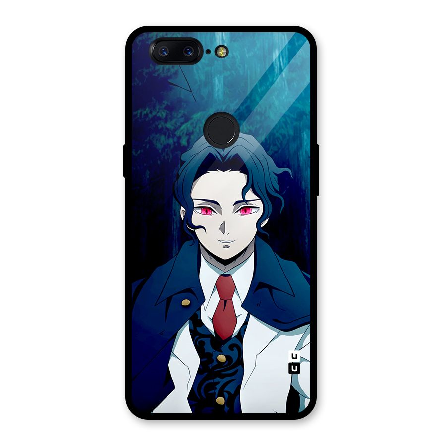Muzan Kibutsuji Glass Back Case for OnePlus 5T