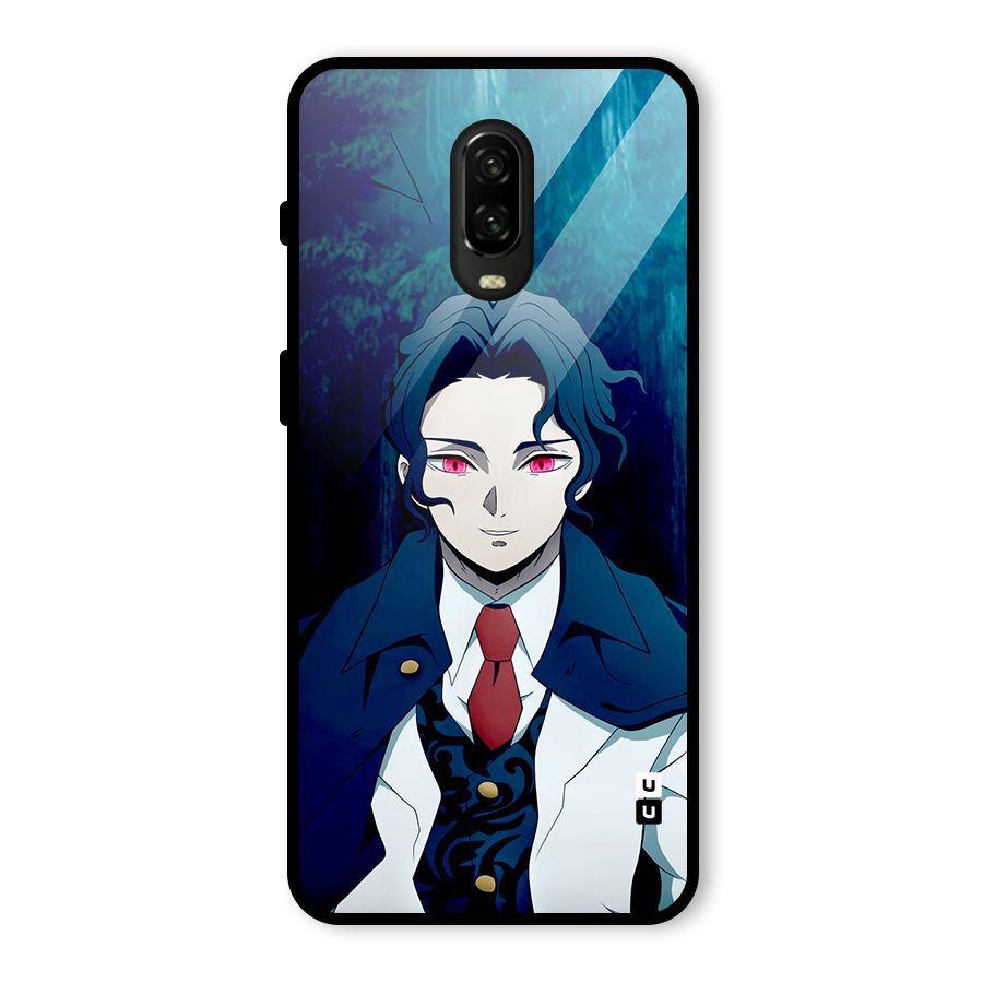 Muzan Kibutsuji Glass Back Case for OnePlus 6T