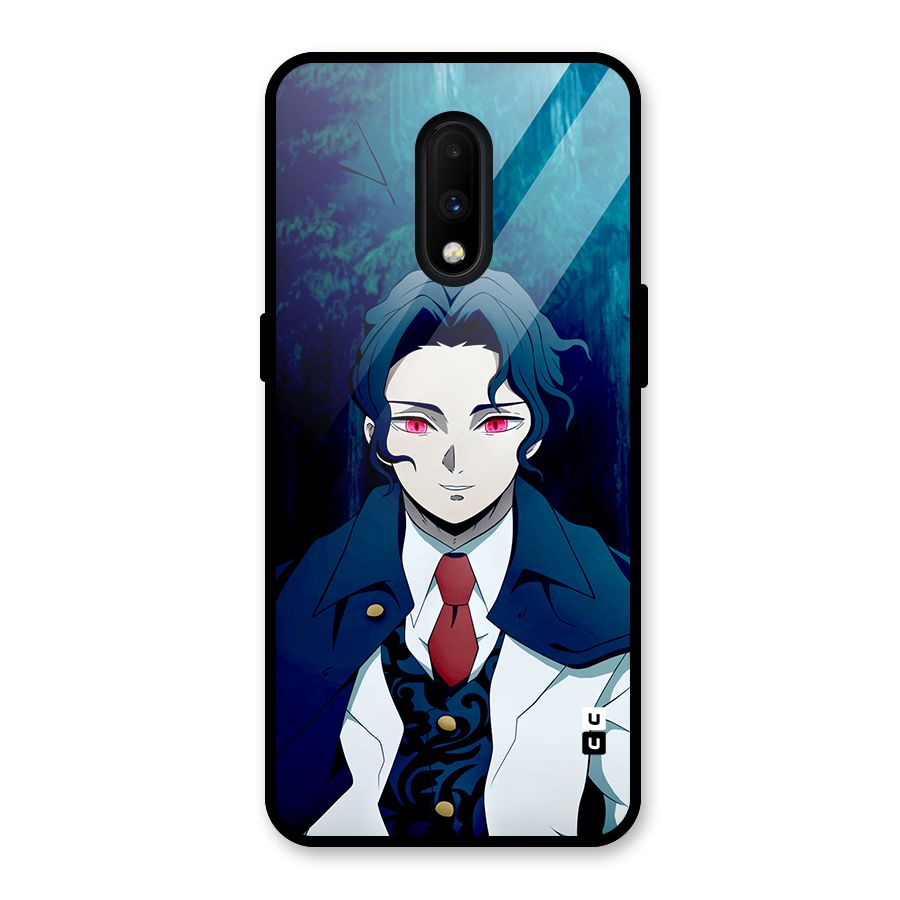Muzan Kibutsuji Glass Back Case for OnePlus 7