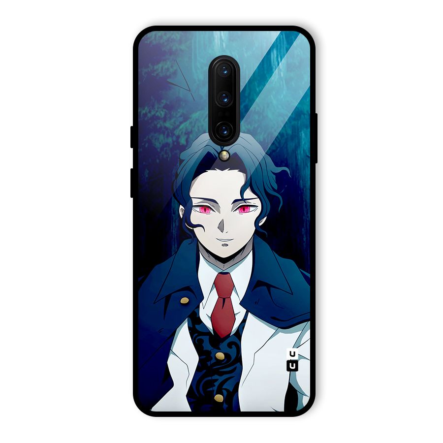Muzan Kibutsuji Glass Back Case for OnePlus 7 Pro