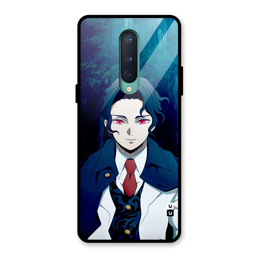 Muzan Kibutsuji Glass Back Case for OnePlus 8