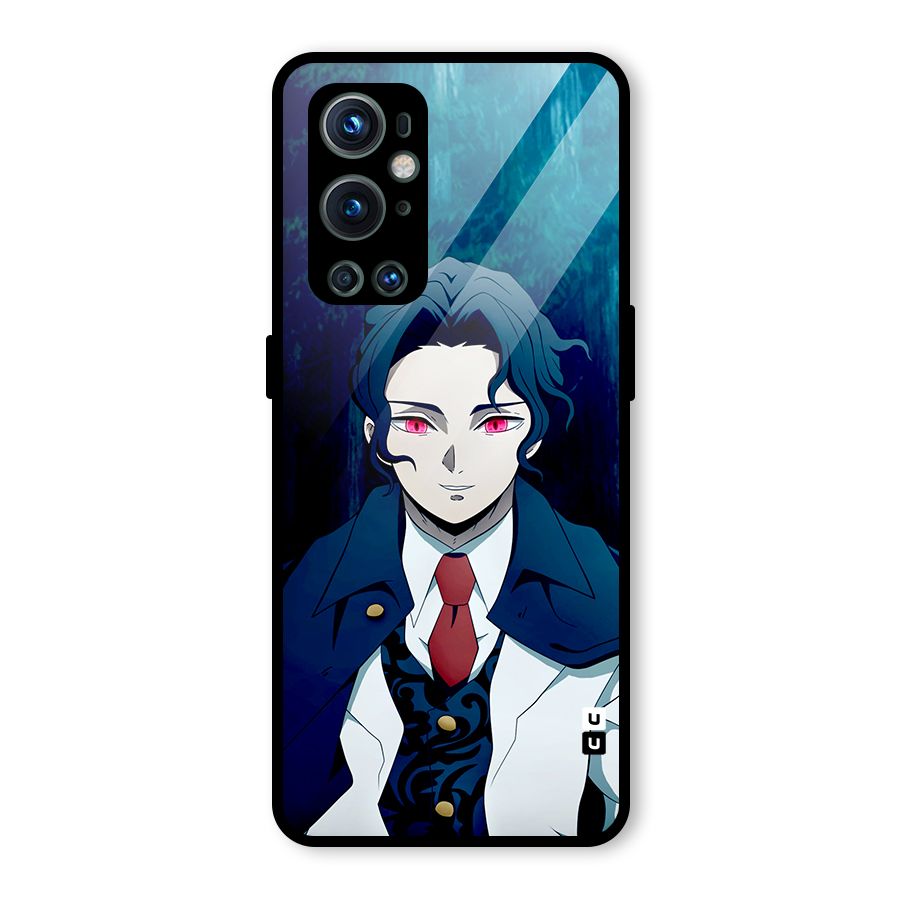 Muzan Kibutsuji Glass Back Case for OnePlus 9 Pro