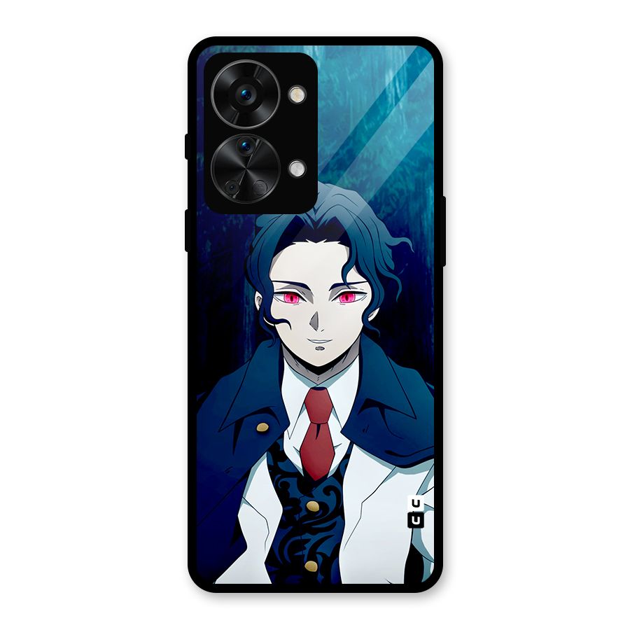 Muzan Kibutsuji Glass Back Case for OnePlus Nord 2T