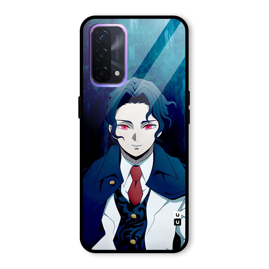 Muzan Kibutsuji Glass Back Case for Oppo A74 5G