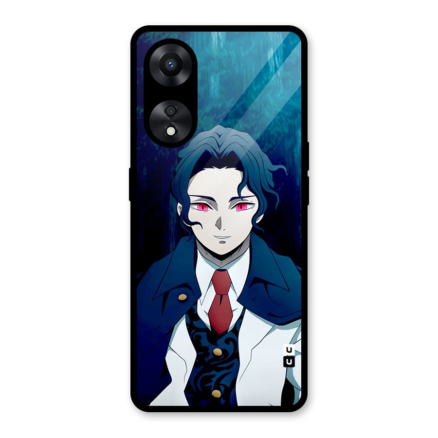 Muzan Kibutsuji Glass Back Case for Oppo A78
