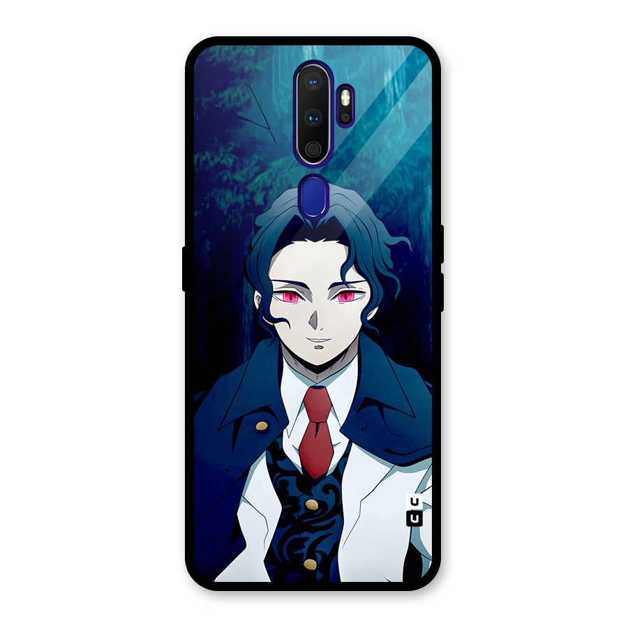 Muzan Kibutsuji Glass Back Case for Oppo A9 (2020)